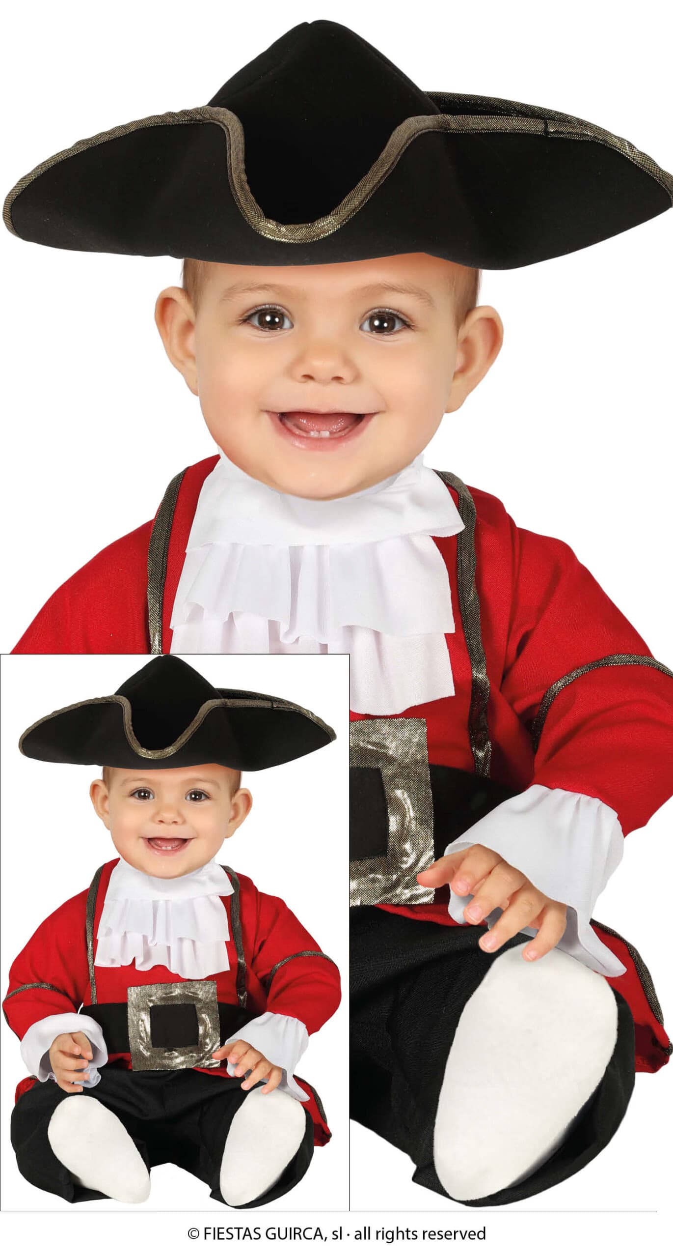 GU pirata, baby, 18   24 meses