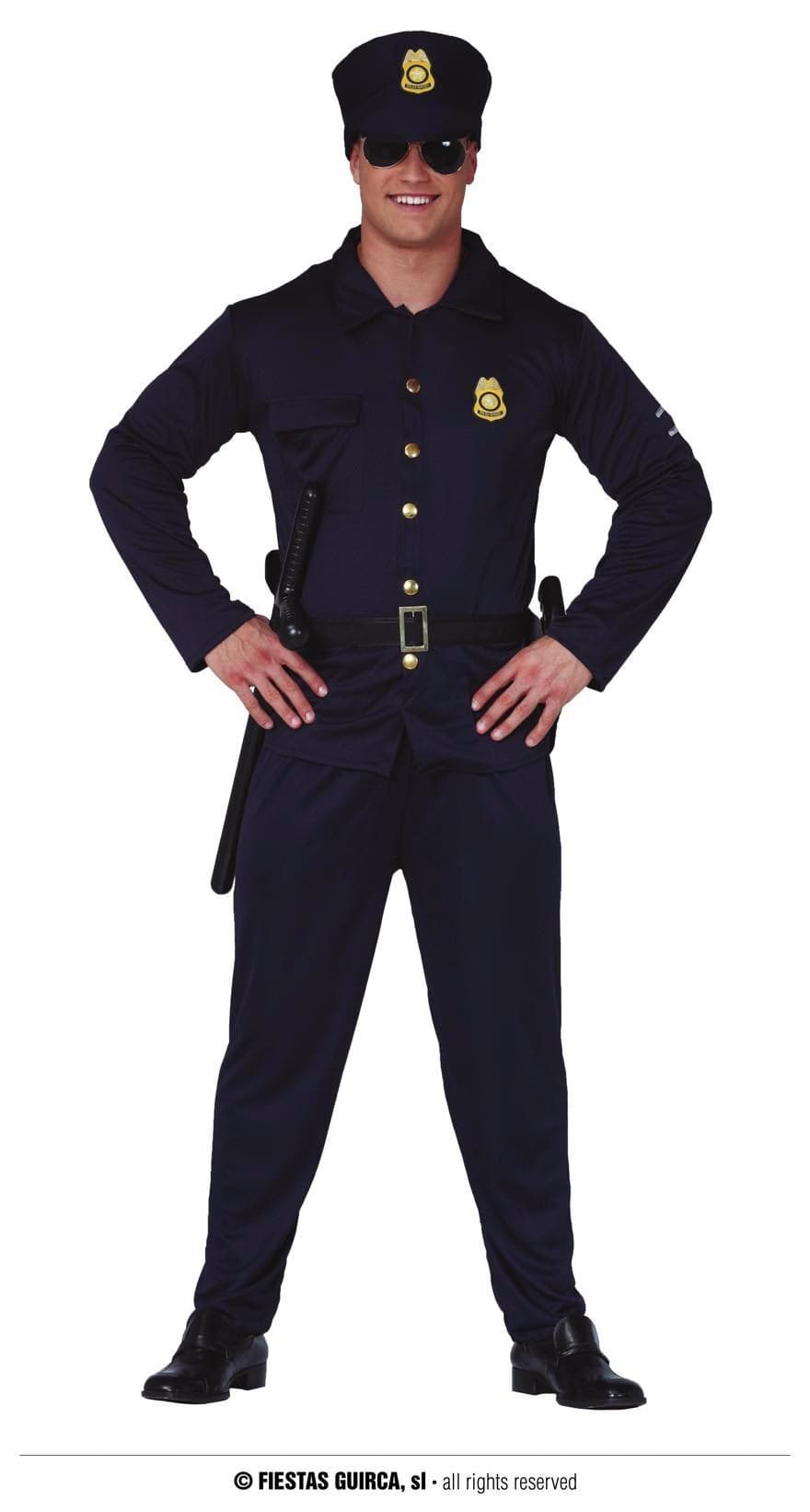 GU policia adulto talla m 48-50