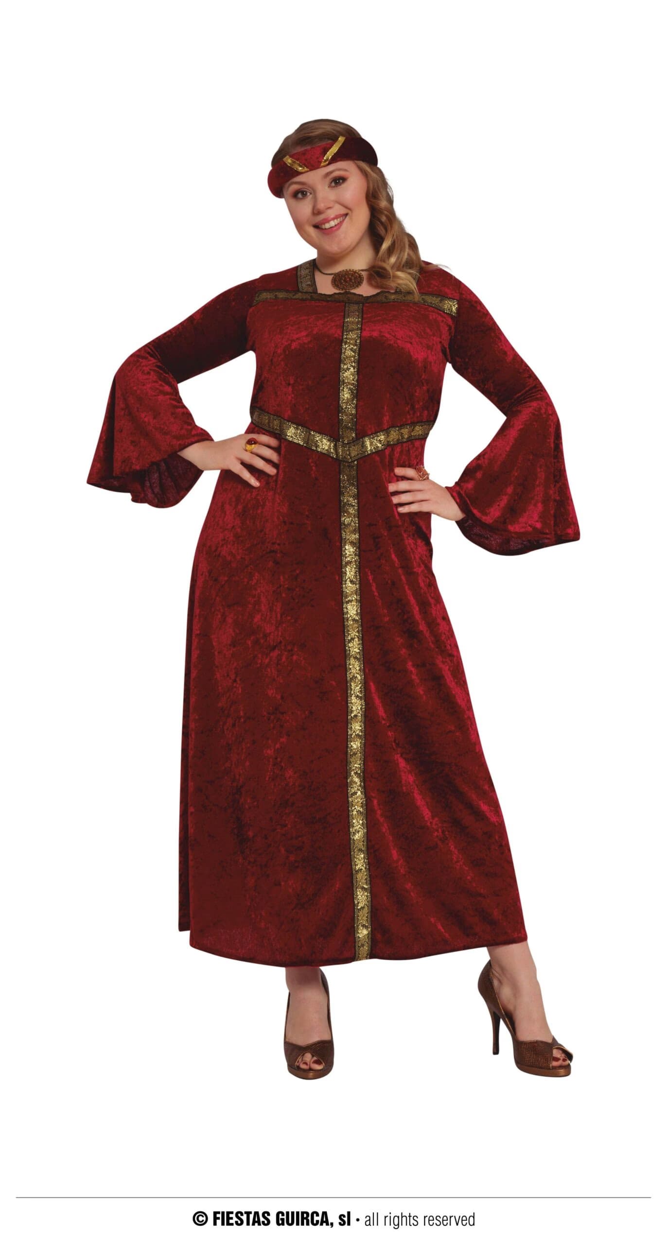 GU princesa renacimiento, adulta, 44   46 (xl)