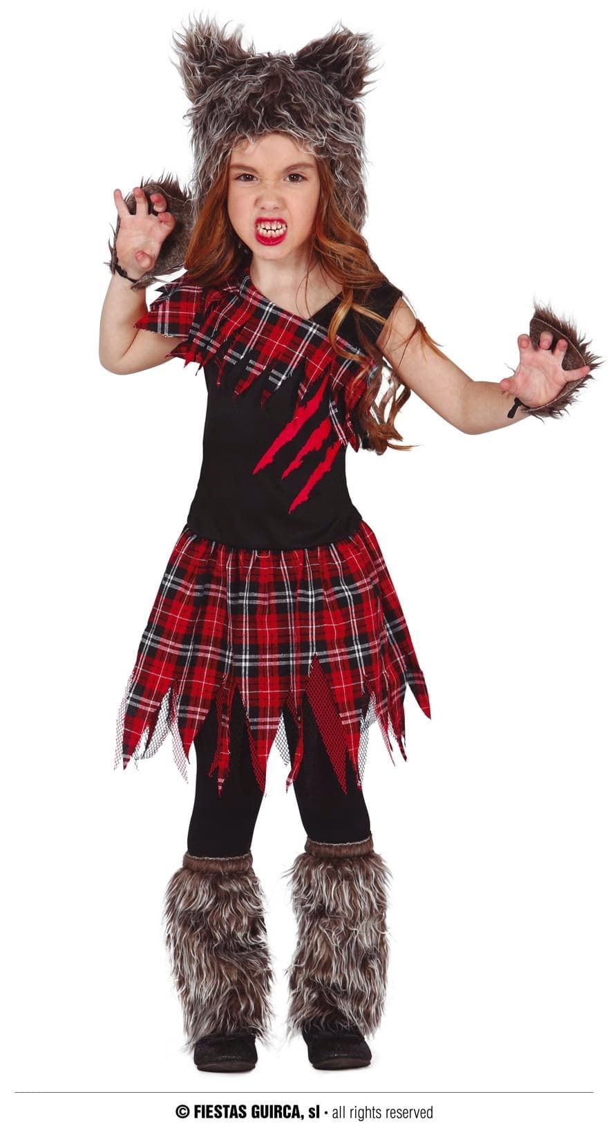 GU scotish wolf girl infantil talla 5-6 años