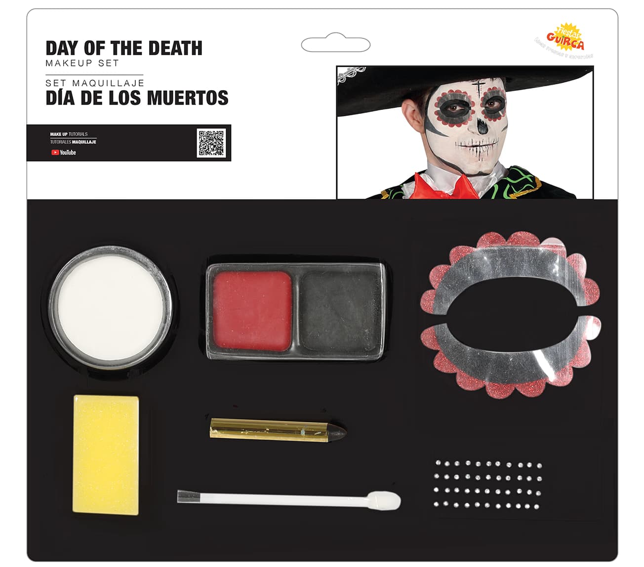 GU set maquillaje dia de los muertos