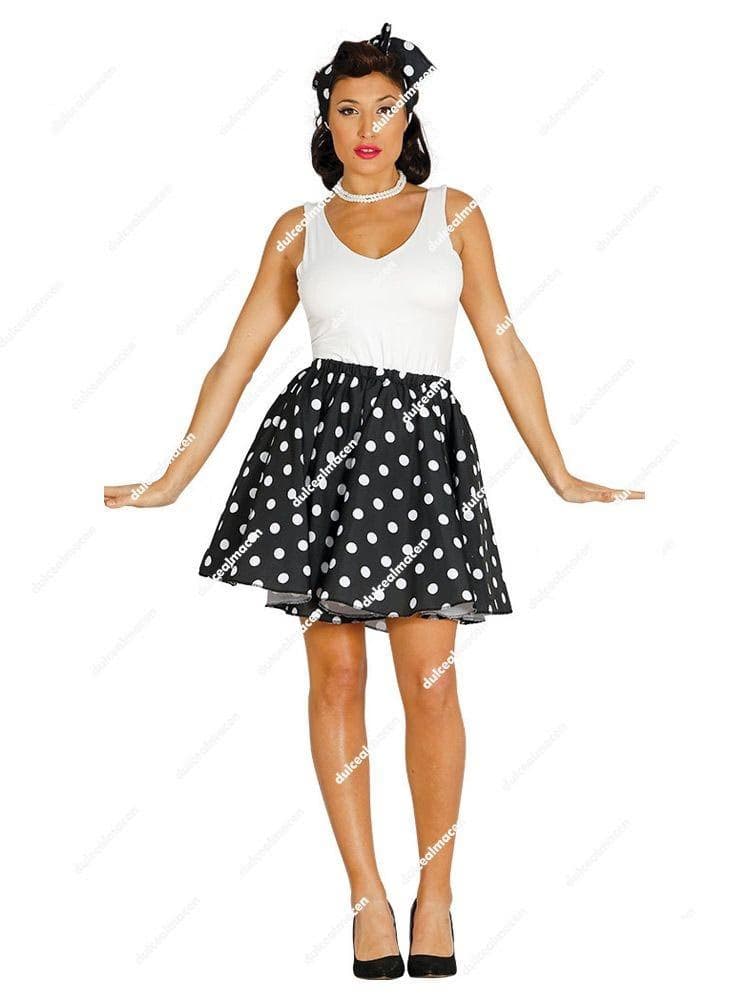 GU set pin up negro adulta talla l 42-44
