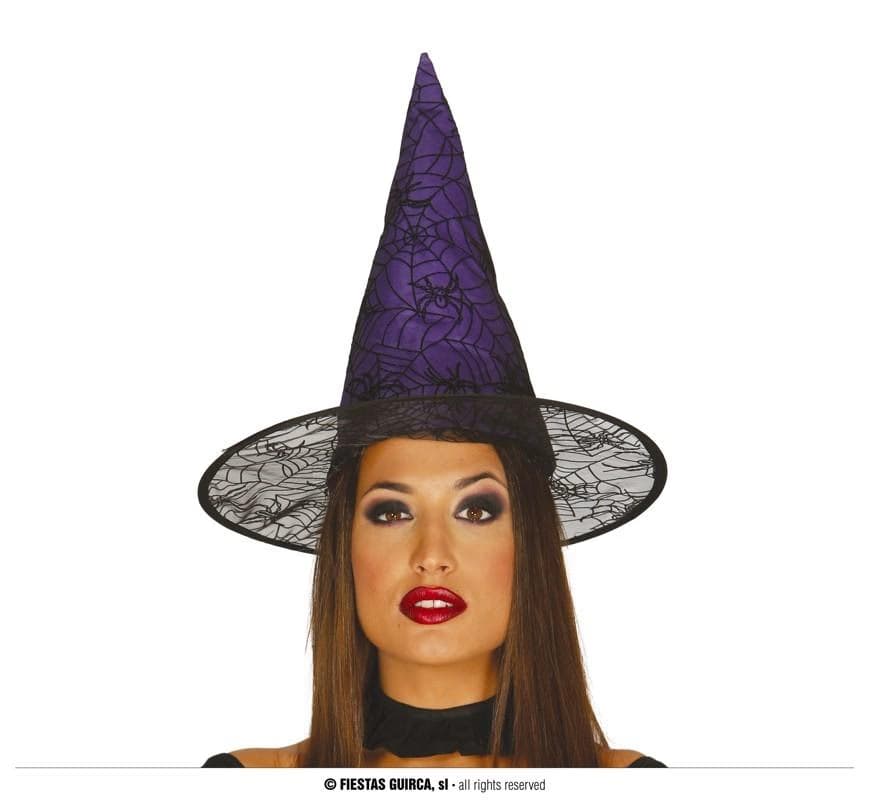 GU sombrero bruja lila