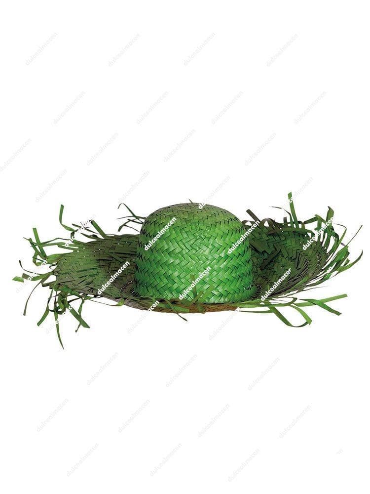 GU sombrero espantapajaros paja verde