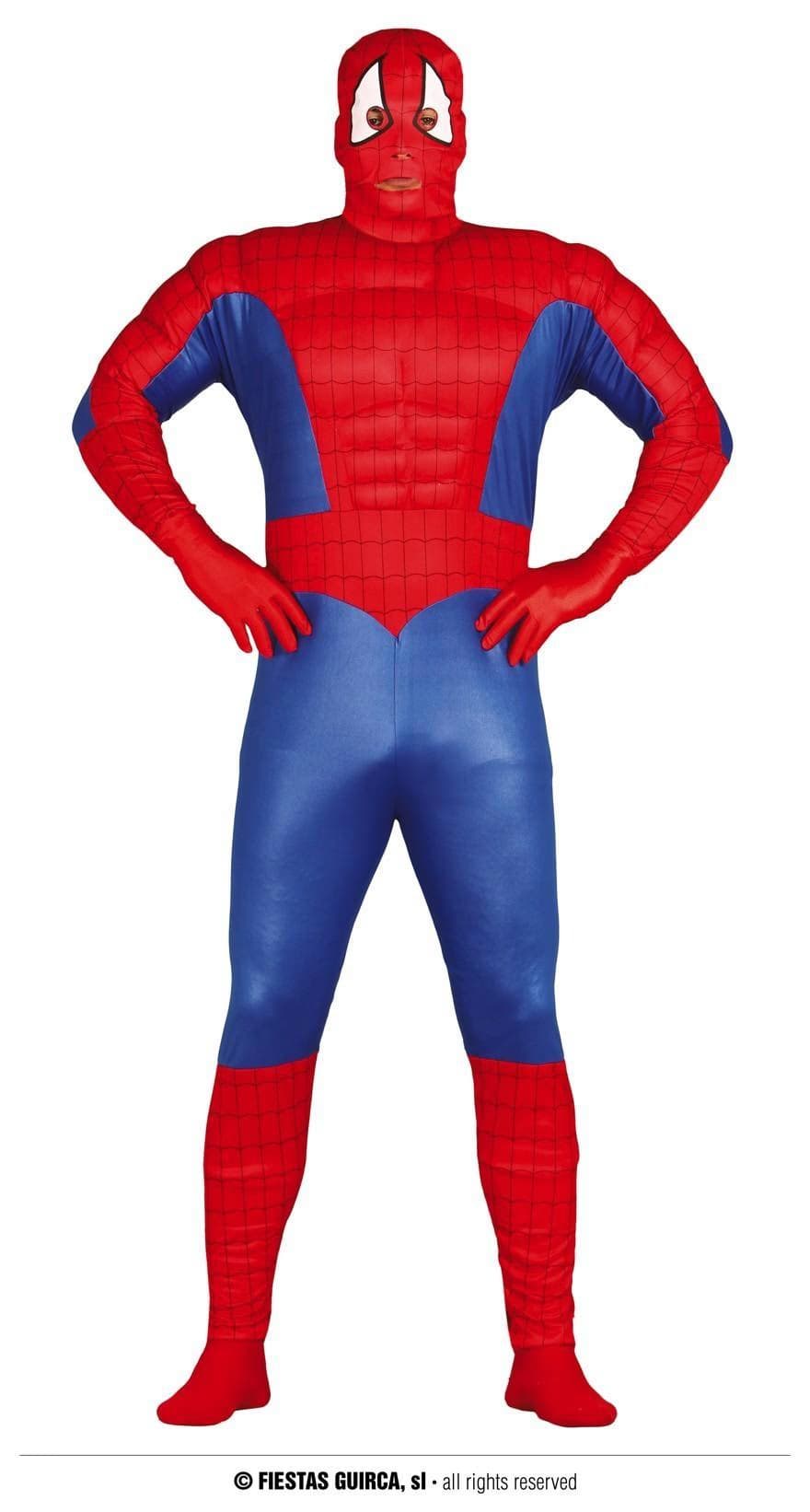 GU superheroe musculoso, adulto, 52   54 (l)
