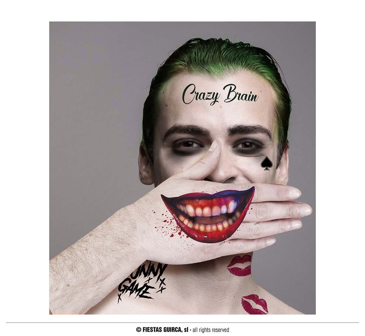 GU tatuajes mr.smile 30 x 14 cms