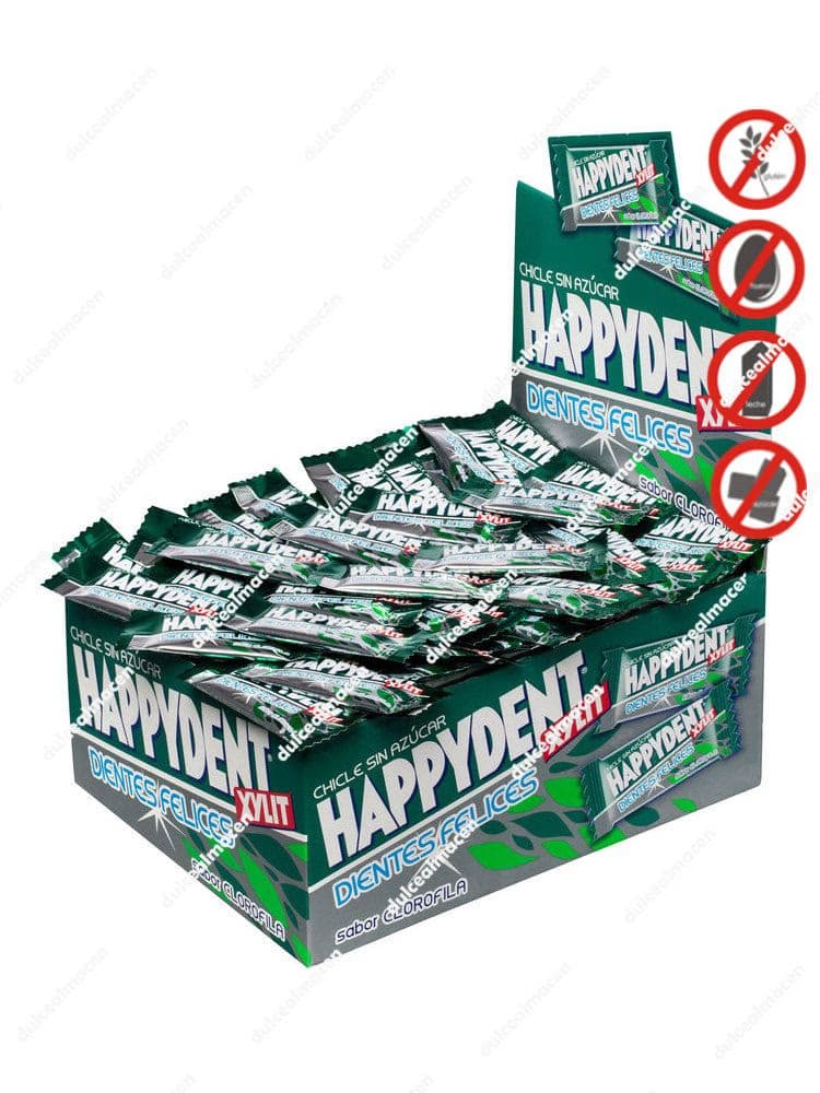 Happydent clorofila 200 uds