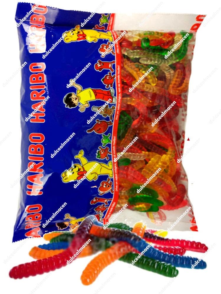Haribo Gusanos Brillo 250U