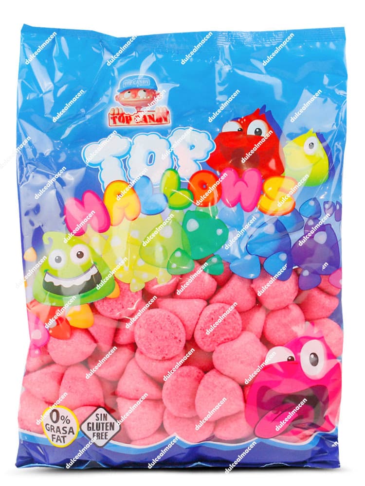 Juan López Top Mallows Nubes Fucsias (Bolas de Golf) - Bolsa de 1 kg | Sin Gluten