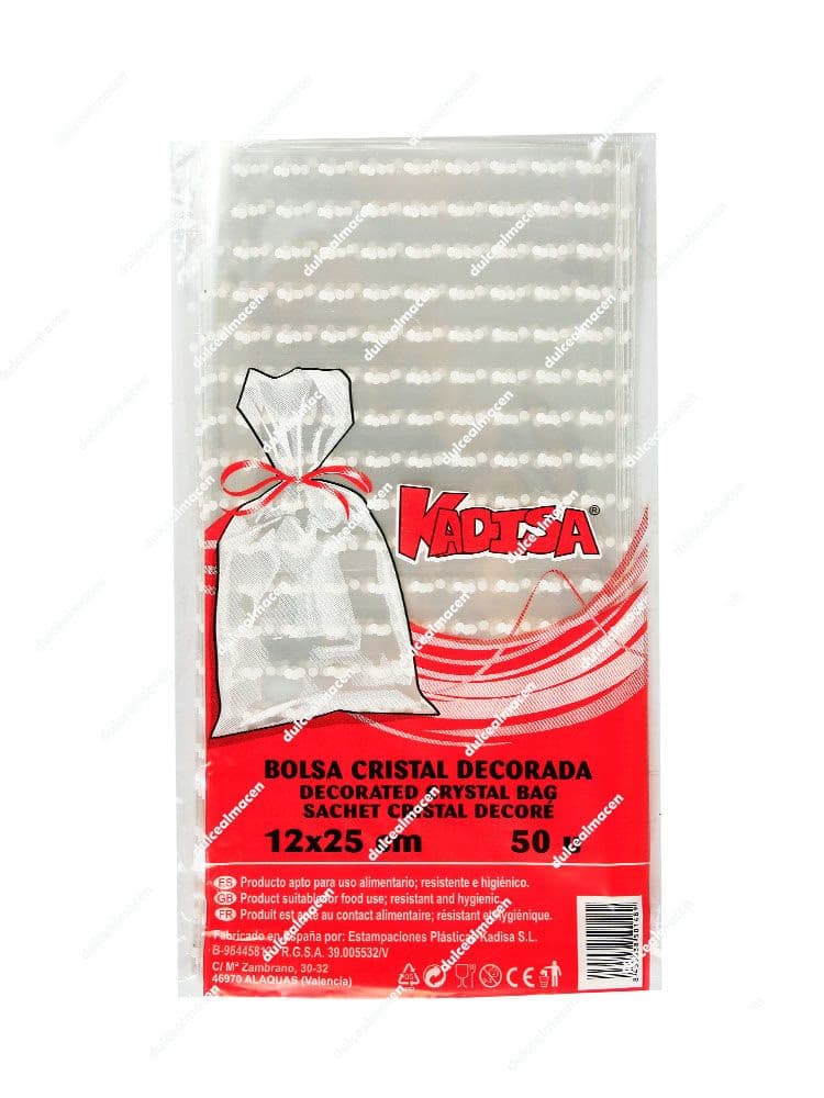 Bolsas Decorativas Kadisa 12x25 cm | 50 Unidades