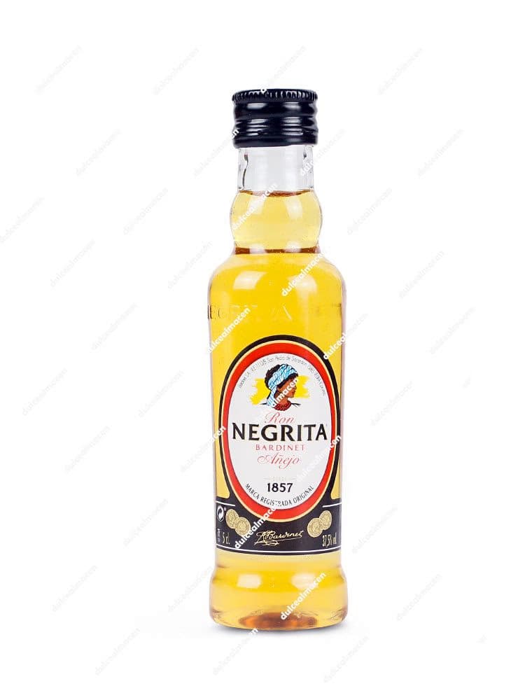 Mini Ron Negrita 50 ml | Botellita de Ron Añejo