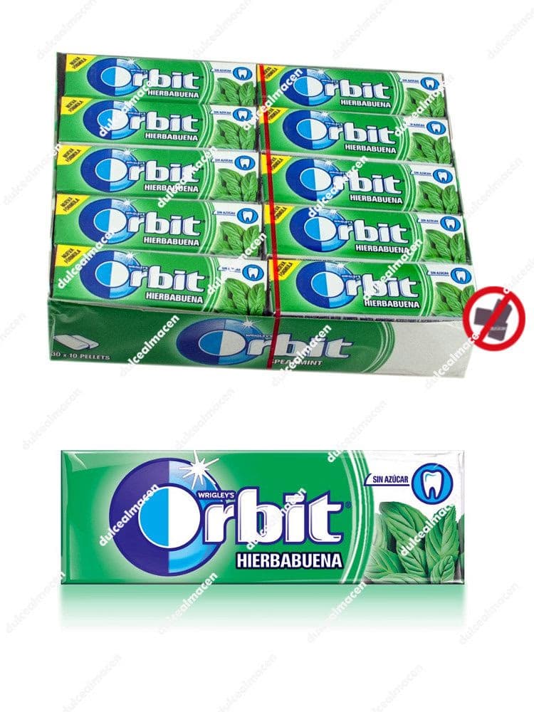 Orbit Chicles Sabor Hierbabuena 30 uds