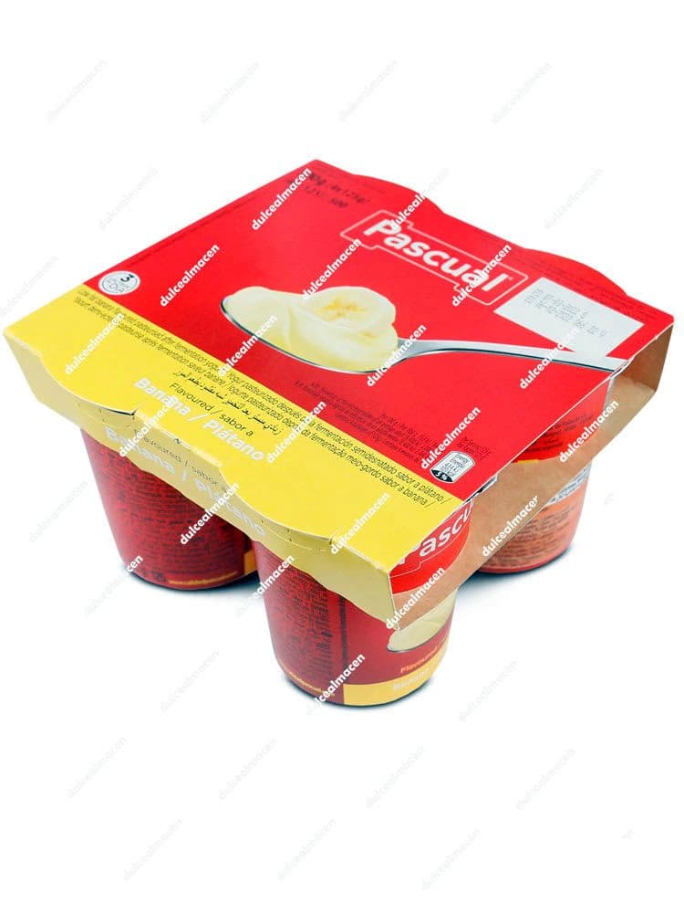 Pascual Yogur Plátano Pack 4 uds