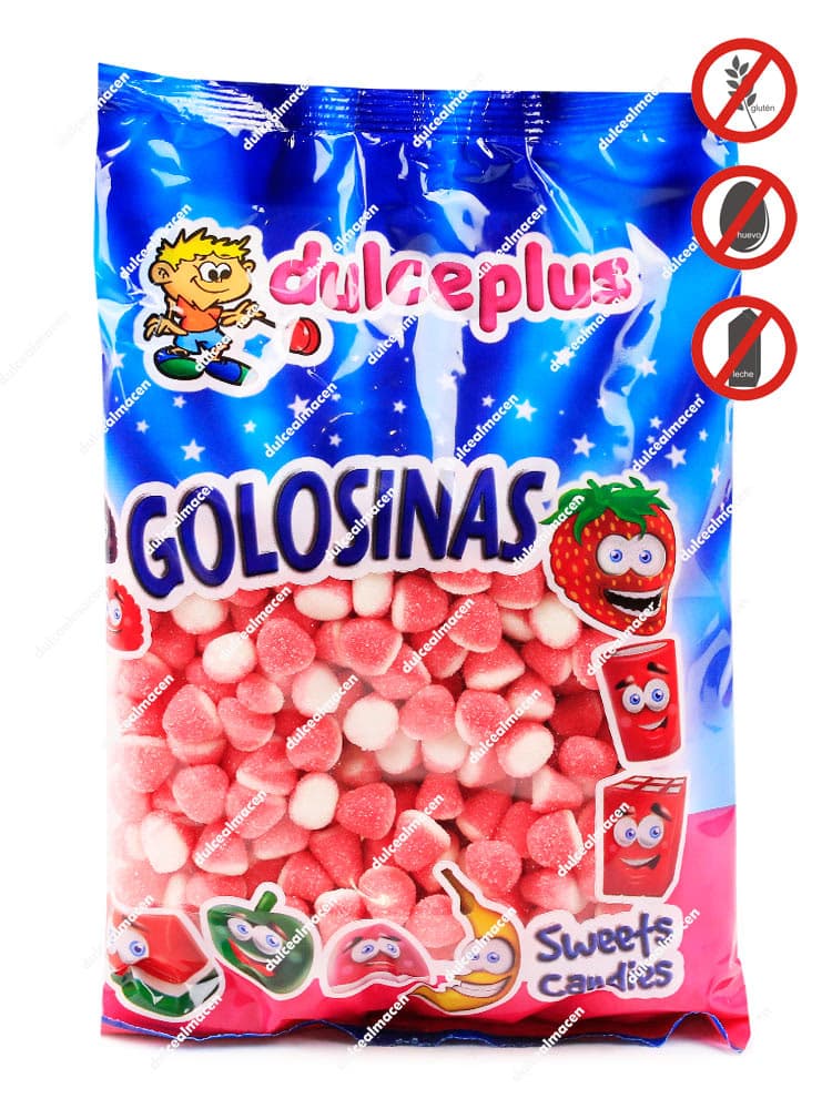 Dulceplus Mini Besos Fresa 1 kg