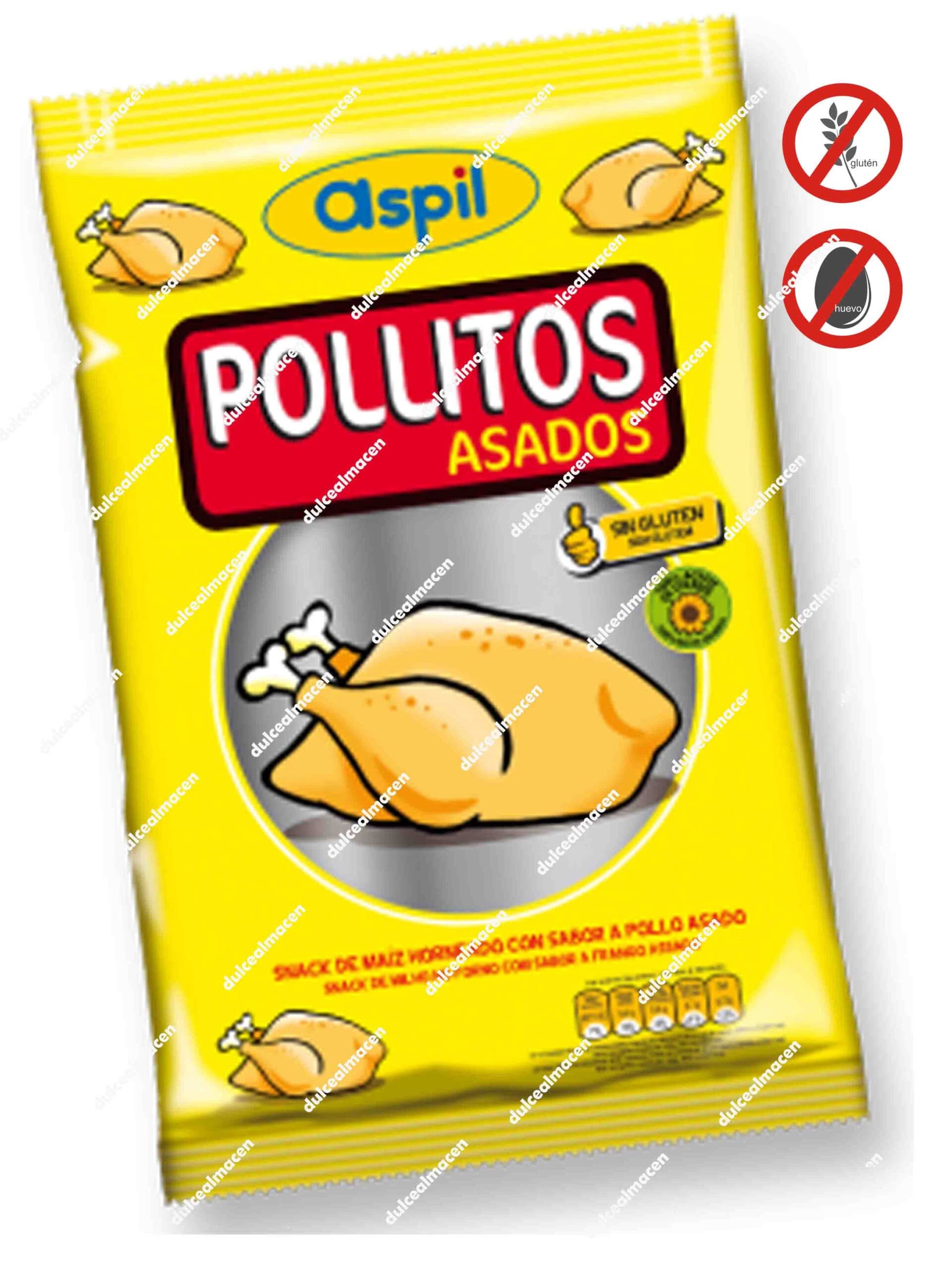 Aspil Pollitos Asados 95 gr bolsa de snacks de maíz en Dulcealmacen