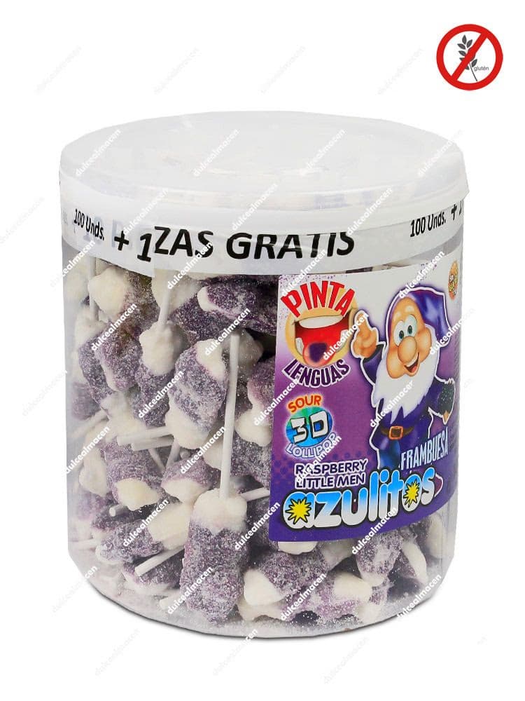 Sugar azulitos frambuesa 100 + 10 uds