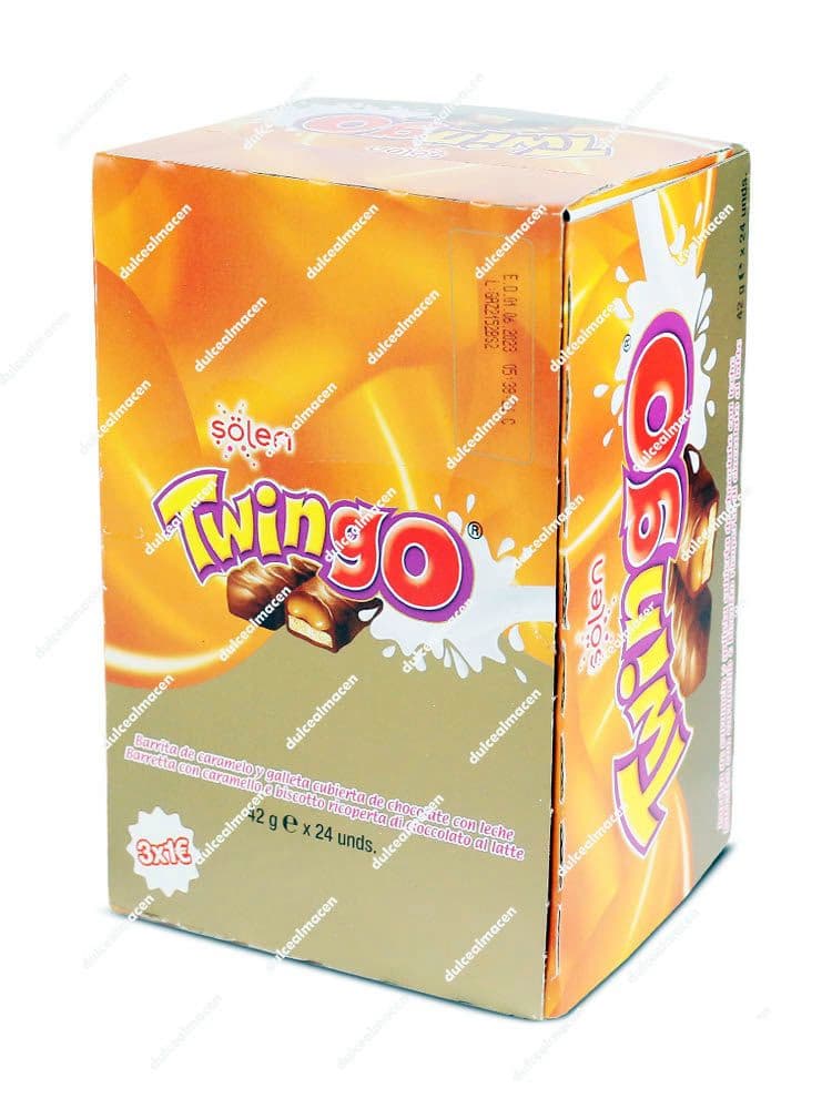 Twingo barritas con caramelo 3 X 1  24 uds