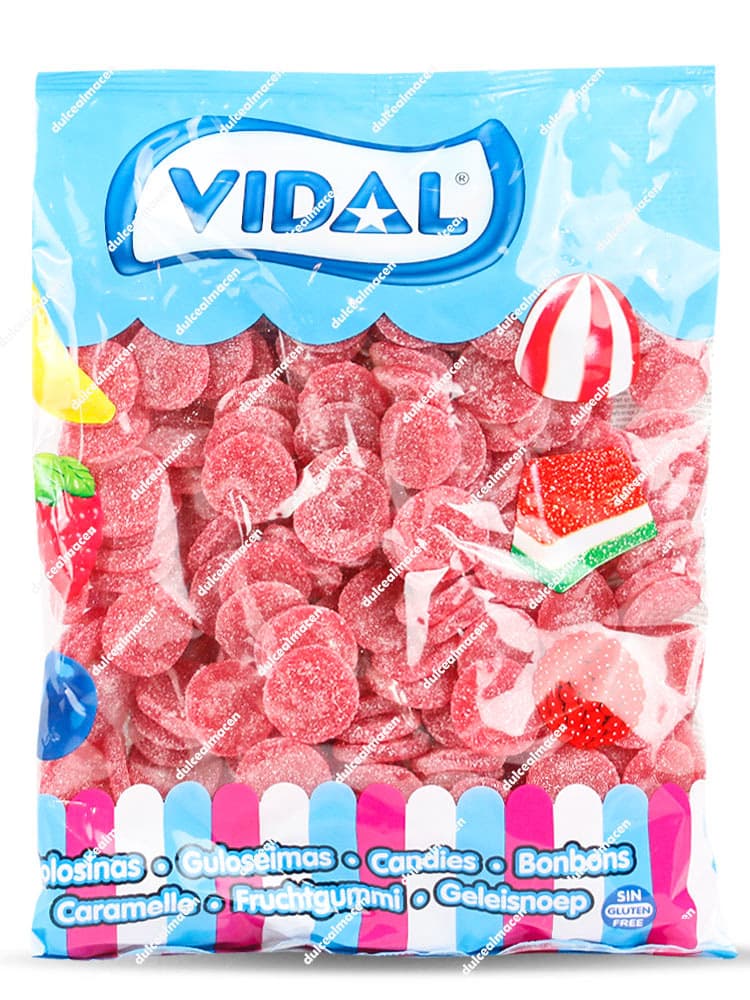 Vidal Euros Pica 250 uds bolsa de gominolas con forma de moneda pica pica Dulcealmacen