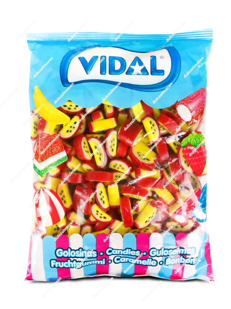 Vidal Fruta De La Pasión Regaliz 250 uds
