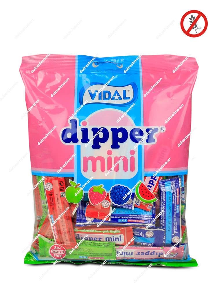 Vidal Dipper Mini Bolsa 275 g caramelo masticable Dulcealmacen