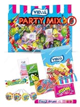 Vidal Party Mix 400g | Surtido Variado de Gominolas, Caramelos y Caramelos con Palo
