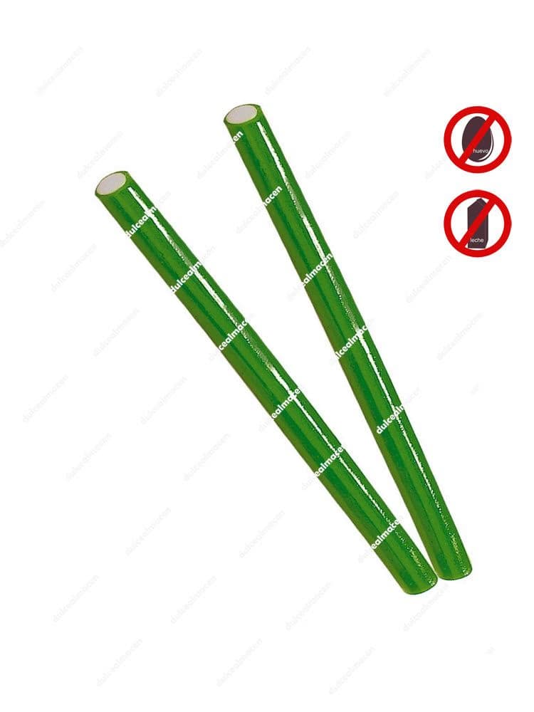 Rellenito Manzana Vidal 200 uds regaliz verde Dulcealmacen