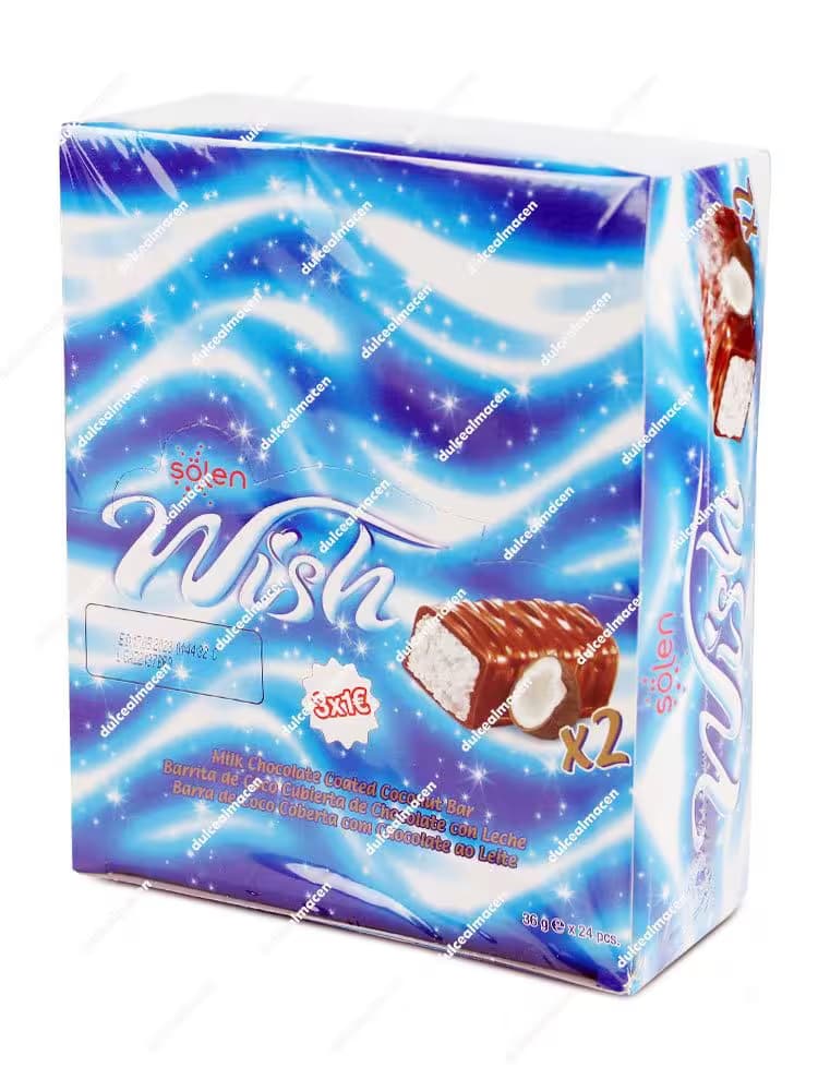 Wish barritas coco 24 uds
