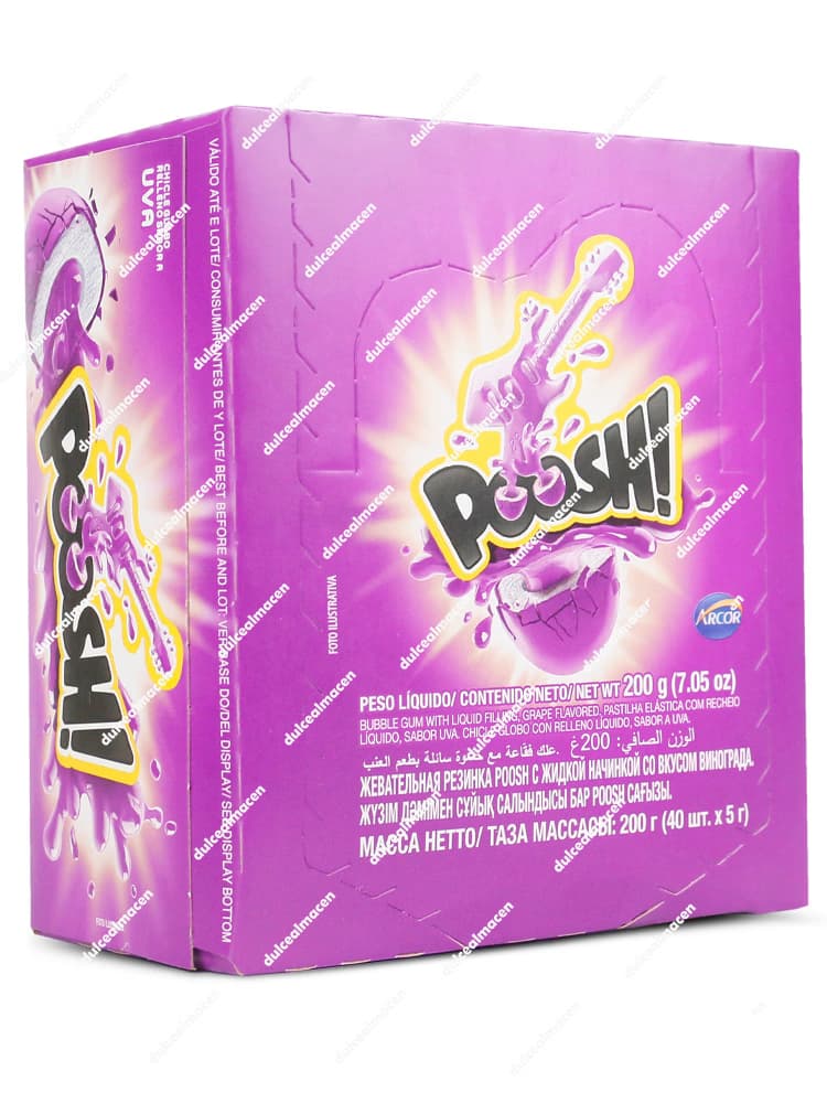 Arcor Chicle Relleno de Uva - Caja de 40 Unidades