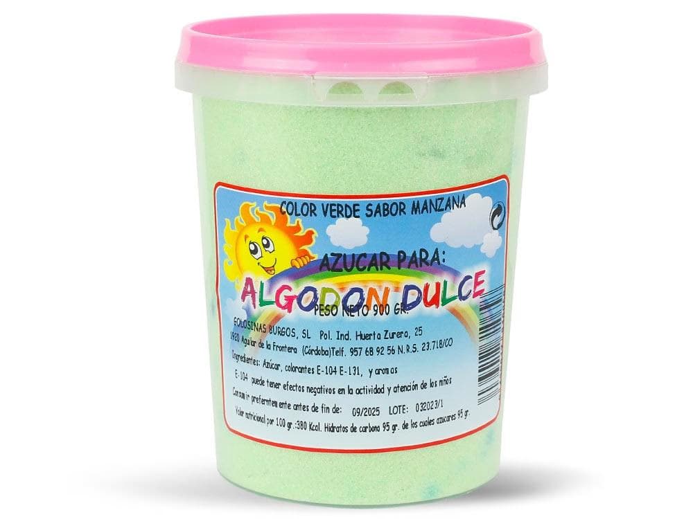 Burgos azucar verde 900 gr