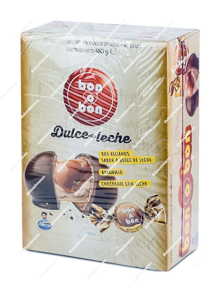 Bombones Arcor Bon o Bon Dulce de Leche 30 Uds