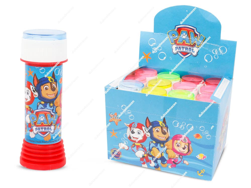 Pompero Patrulla Canina Sea Stars 1 ud | Bote de Pompas de Jabón Infantil