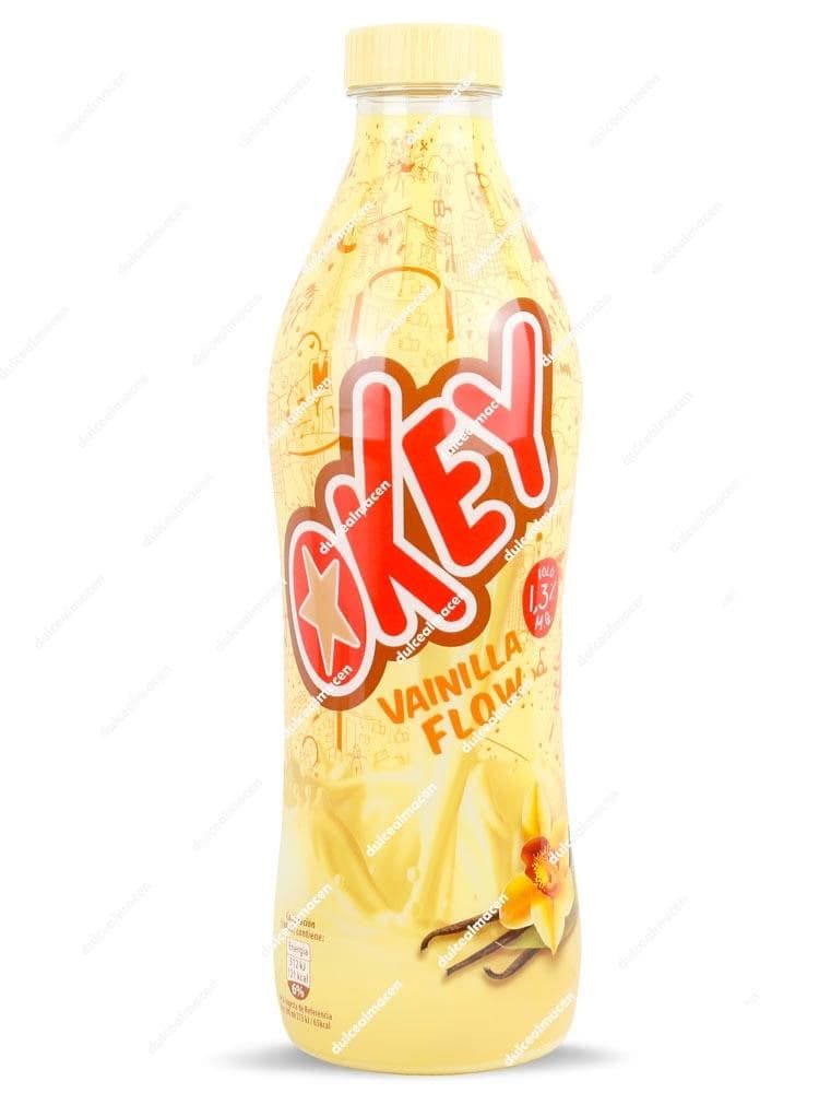Botella de 750ml de Batido Okey sabor vainilla en Dulcealmacen