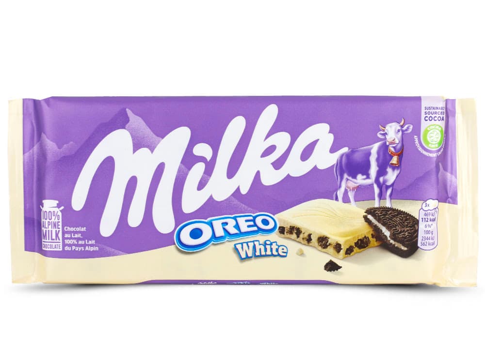 Milka Oreo White Blanco tableta de 100g en Dulcealmacen