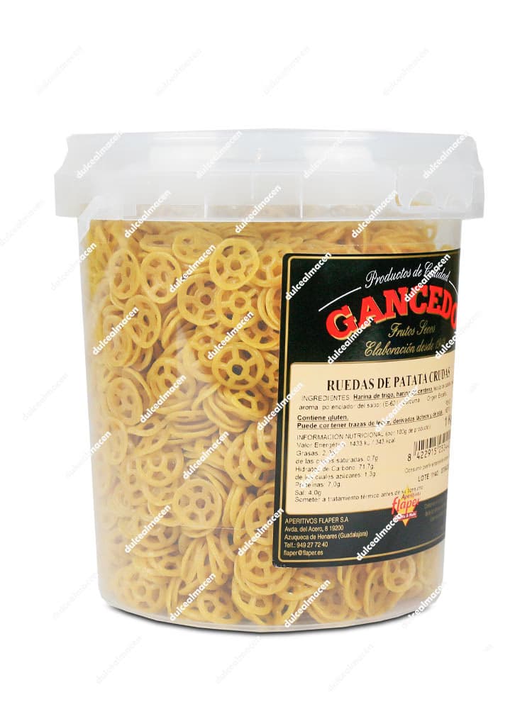 Flaper Gancedo Ruedas Patata Crudas 1 kg