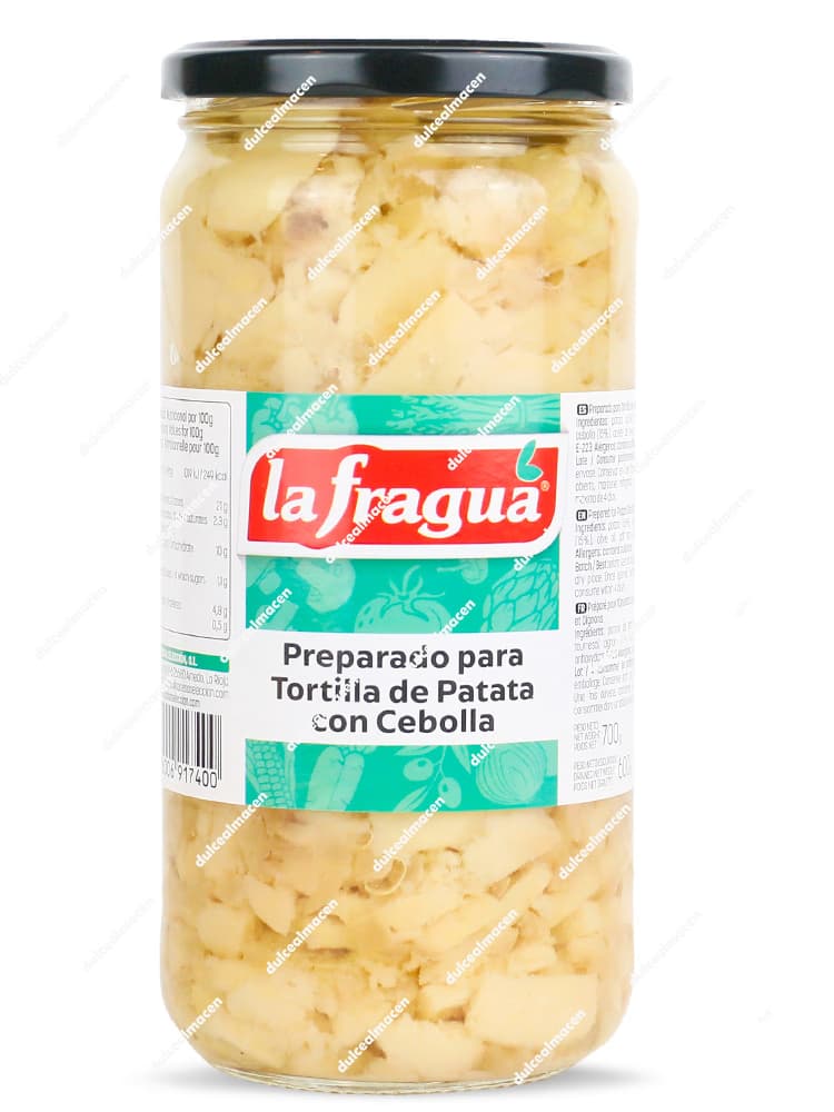 Fragua preparado tortilla patatas cebolla tarro de cristal 700g en Dulcealmacen