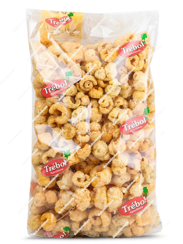 Bolsa de 500 gramos de tiras de cereal con sabor a jamón de la marca La Madrileña, ideal para aperitivos y eventos - Dulcealmacen
