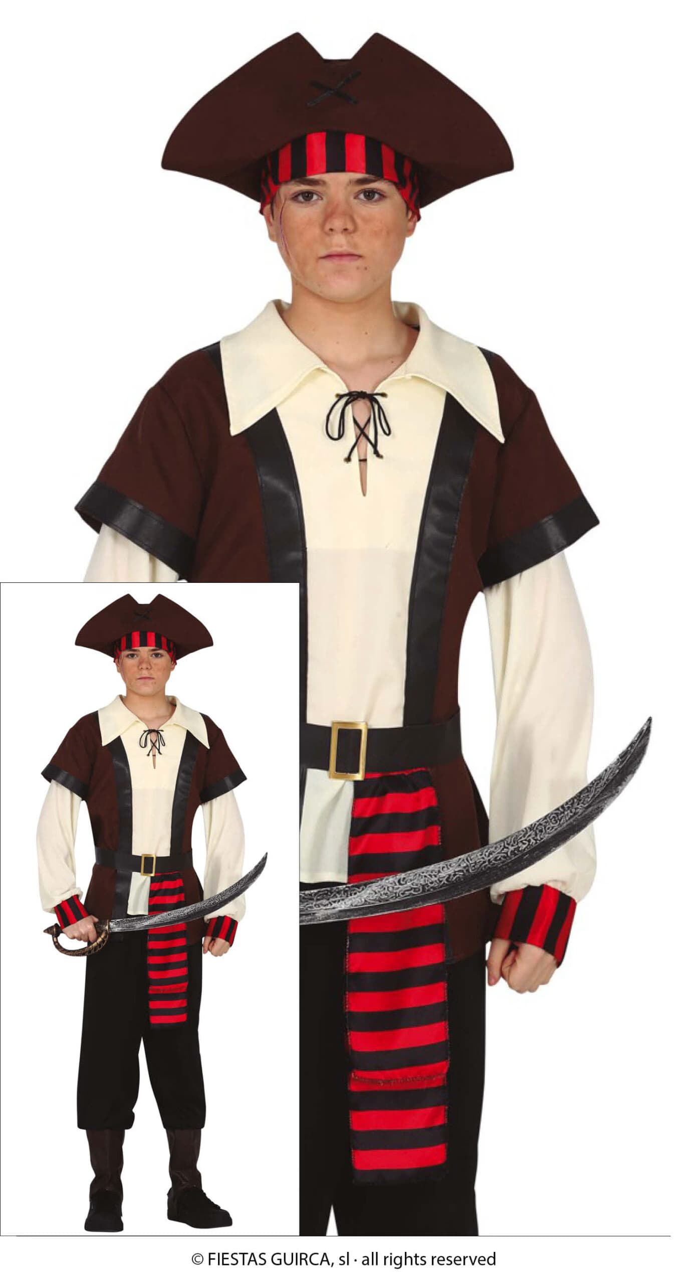 GU pirata siete mares, teen, 14   16 años