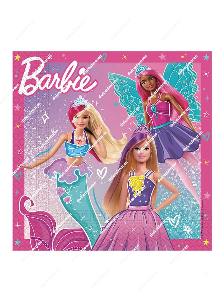 CP 20 servilletas Barbie