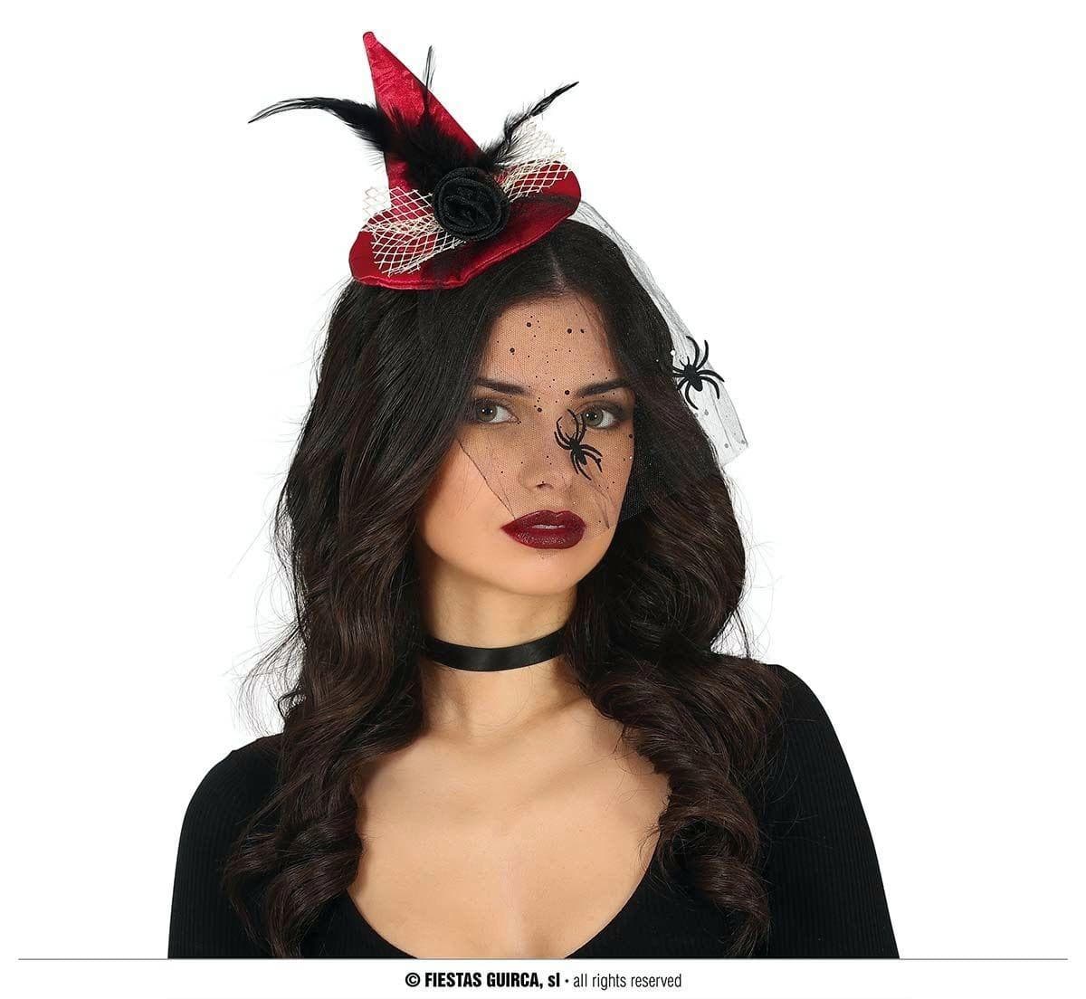 GU diadema bruja rojo