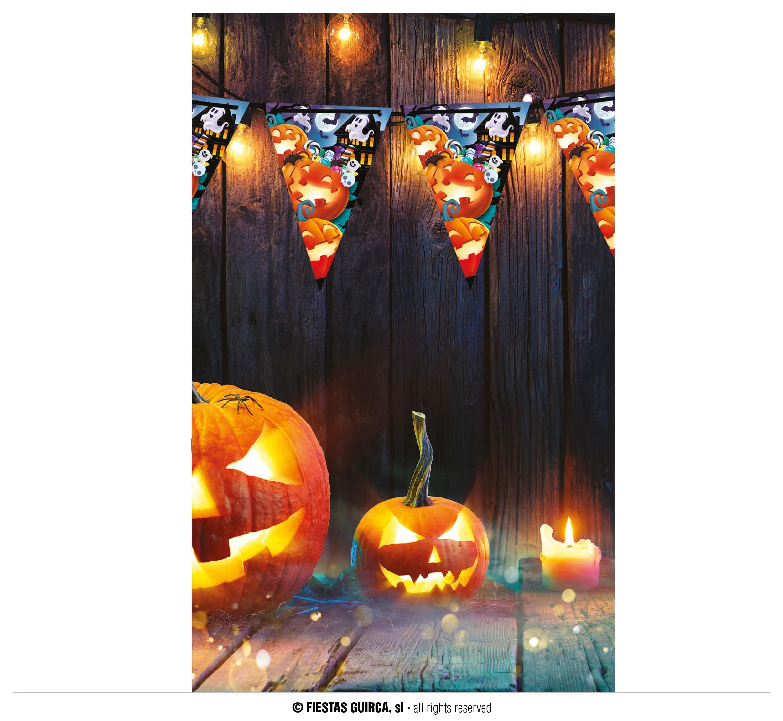 GU gallardete calabazas 300 cms 20x30 cm papel