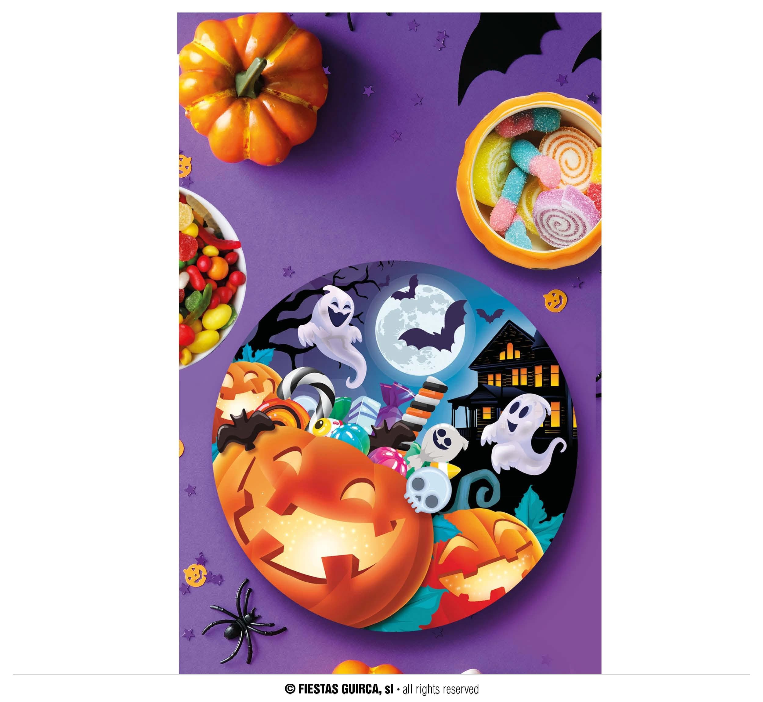 GU bol calabazas, 32 cms. plastico