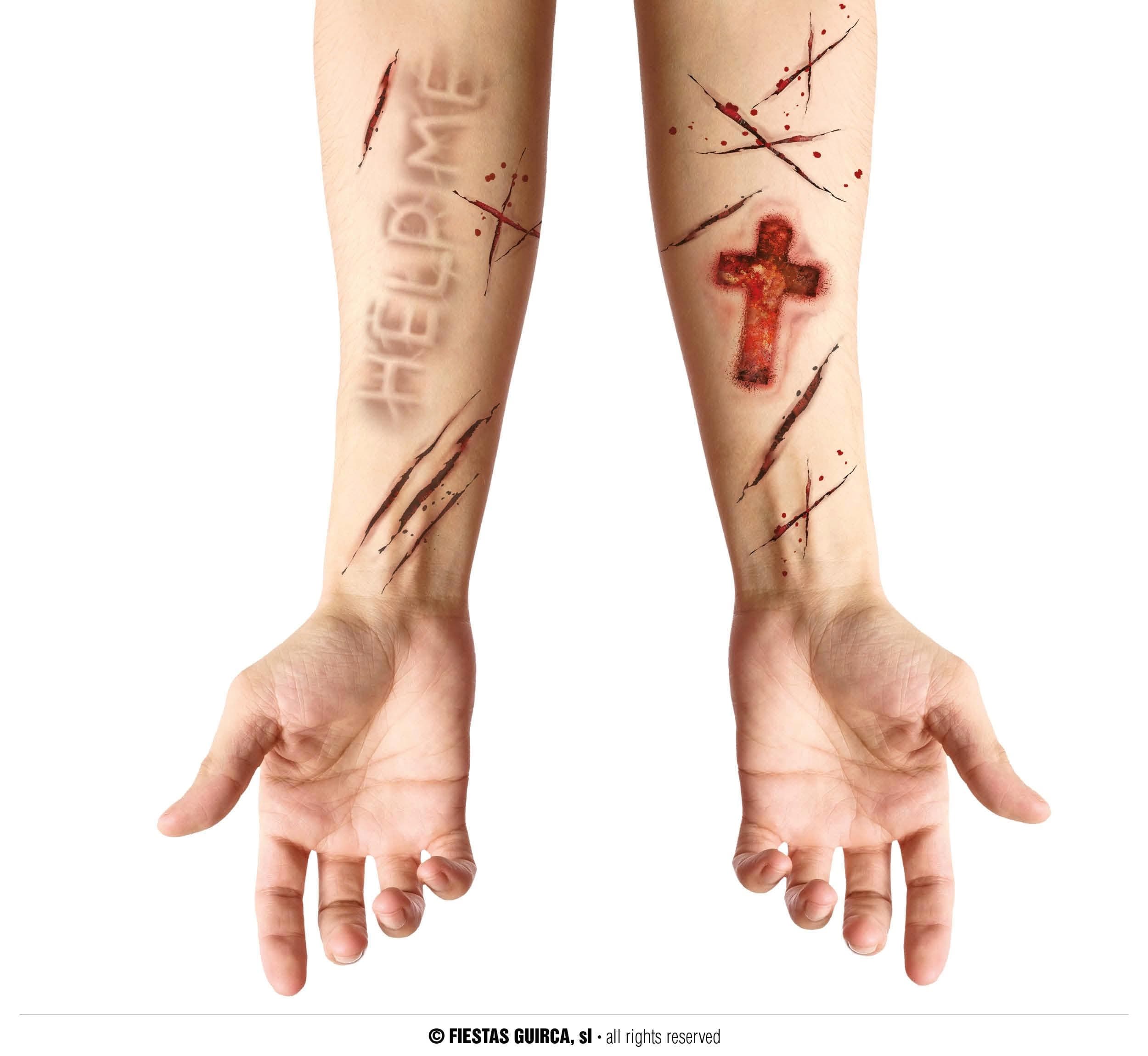 GU tatuajes adhesivos heridas poseida