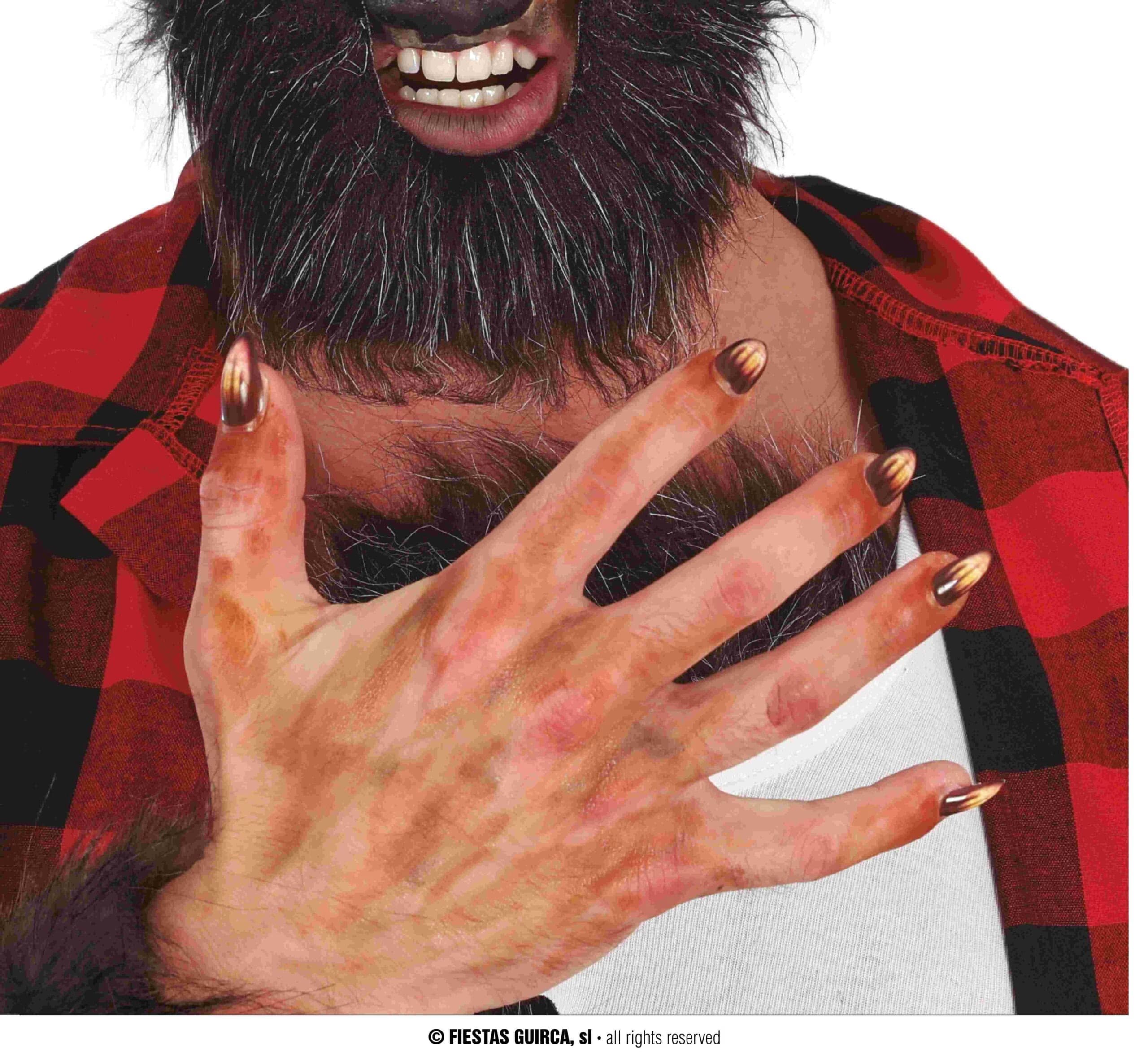 GU 10 uñas hombre lobo con glue