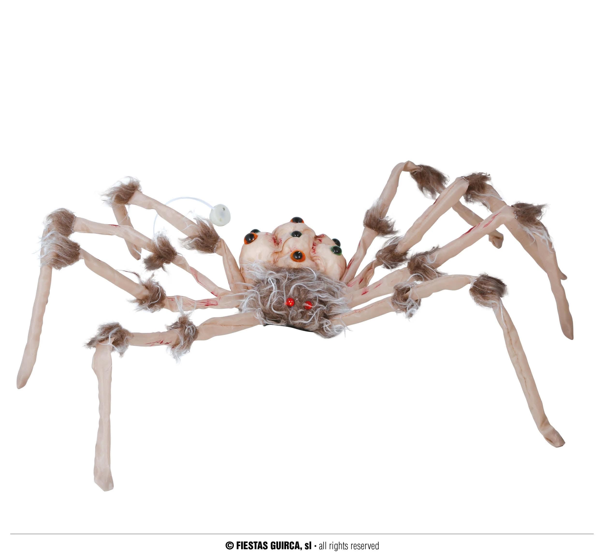 GU araña con ojos 80 cms. con luz