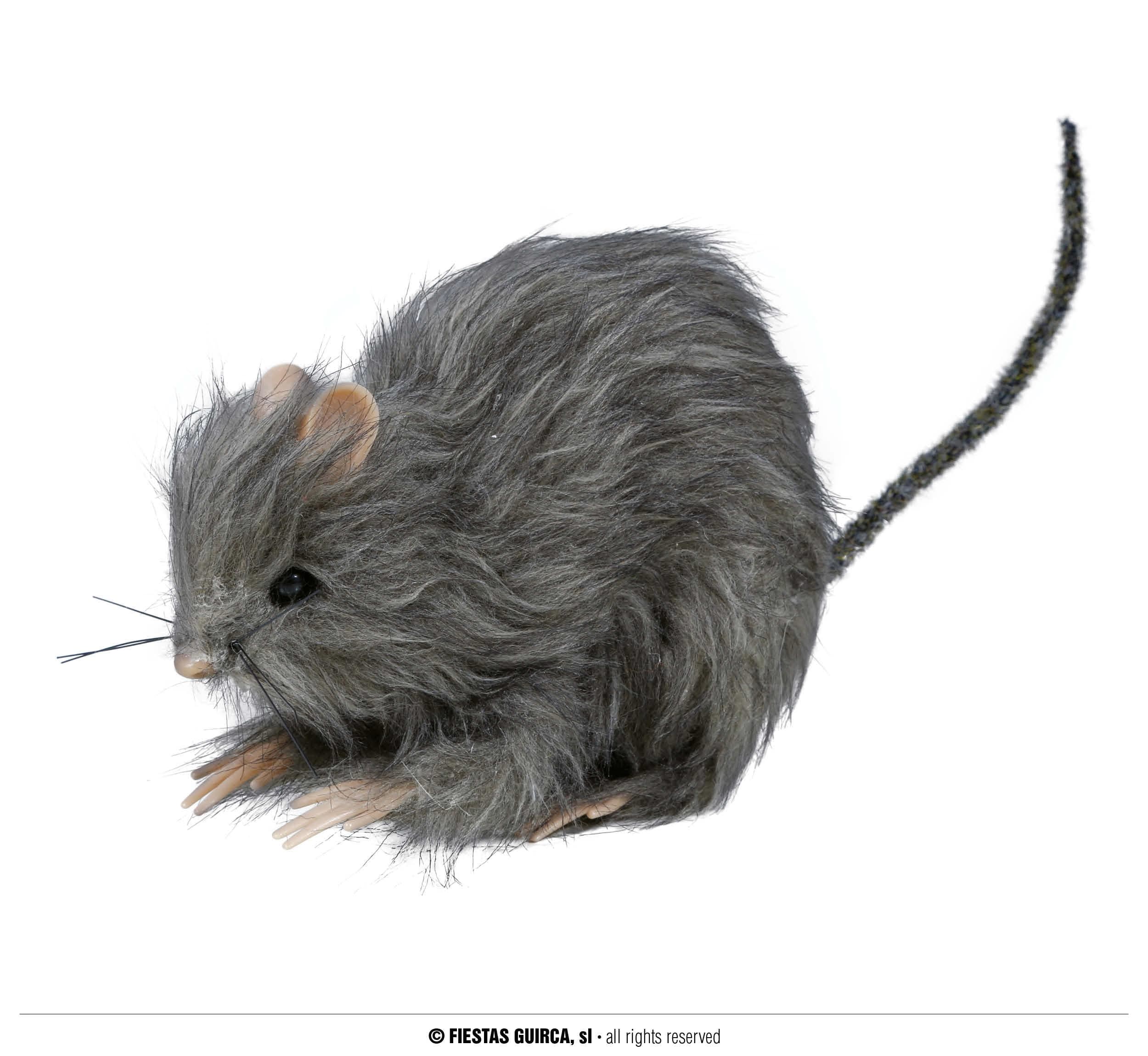 GU pequeña rata peluda 15 cms.