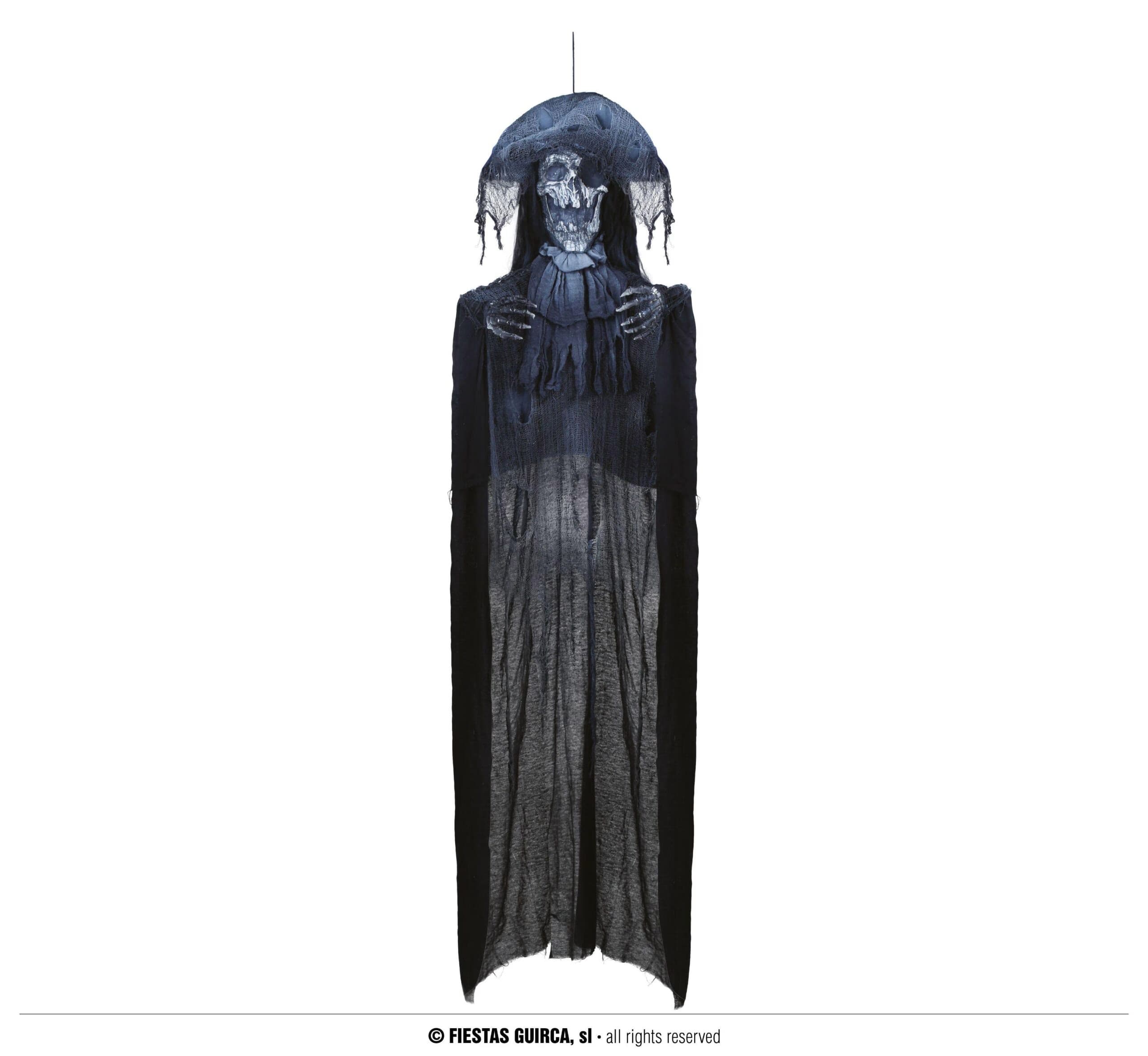 GU colg. pirata fantasma 200 cms.luz son. y mov.