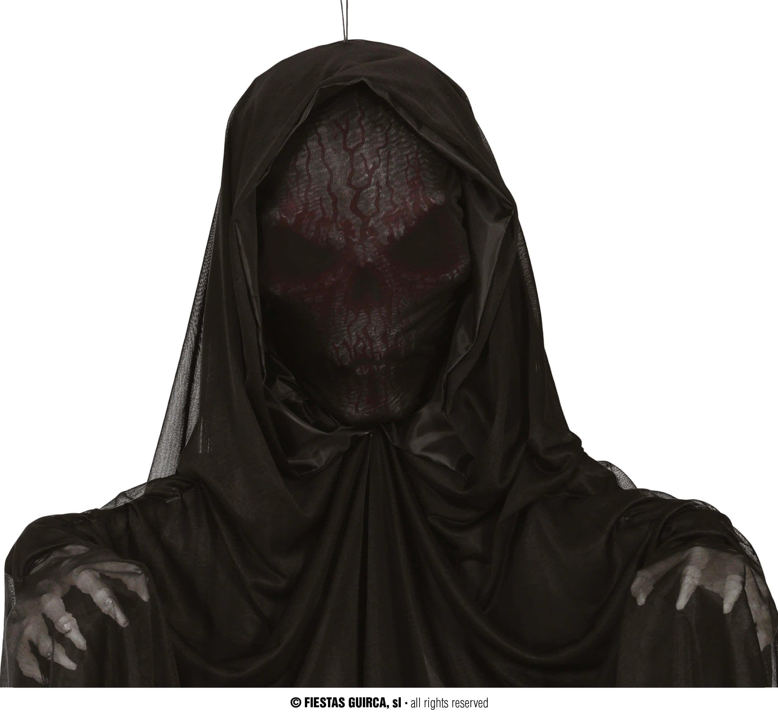GU colg. fantasma negro 180 cms.luz y son.