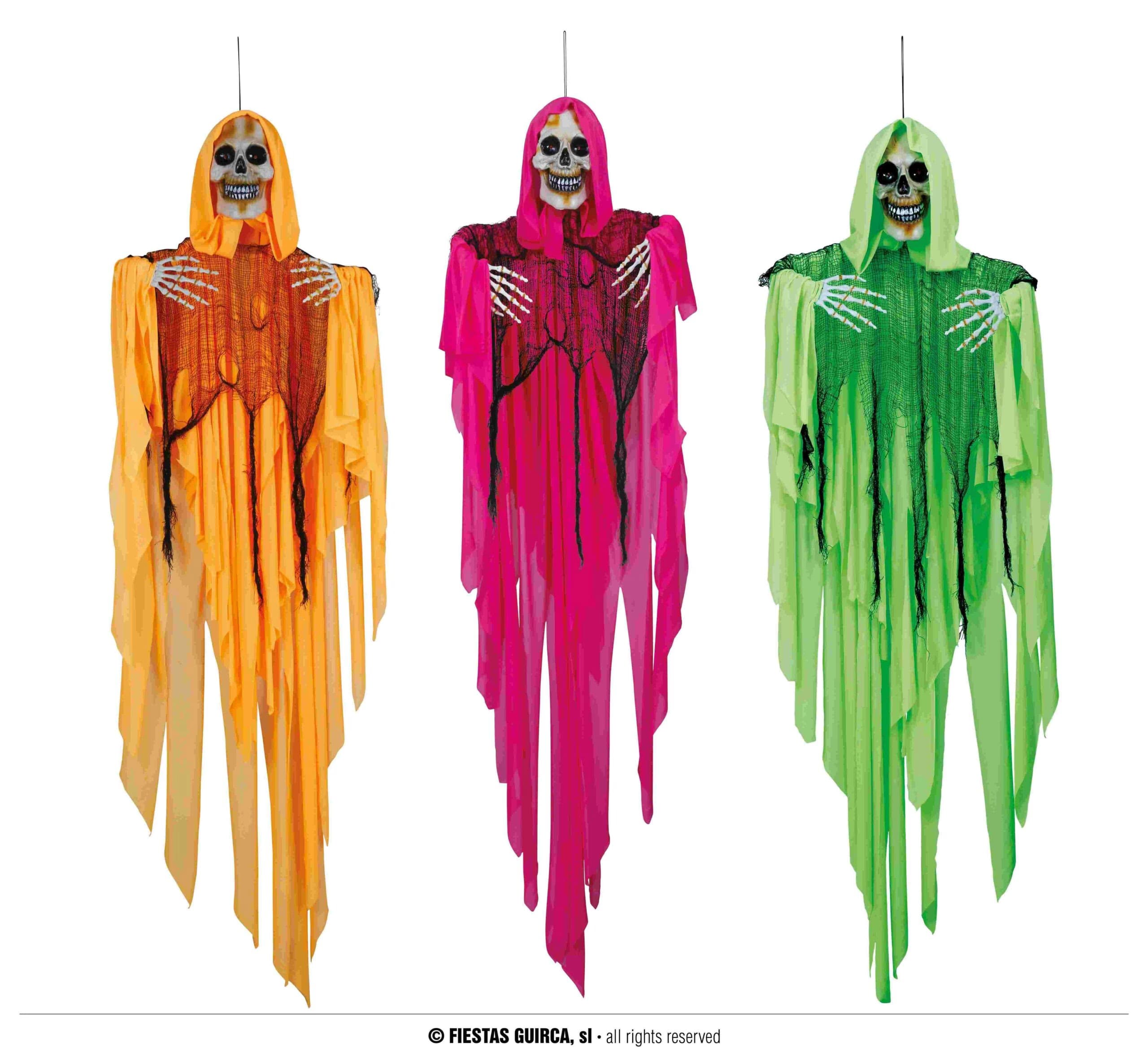 GU colg. esqueleto colores surtidos 160 cms.luz