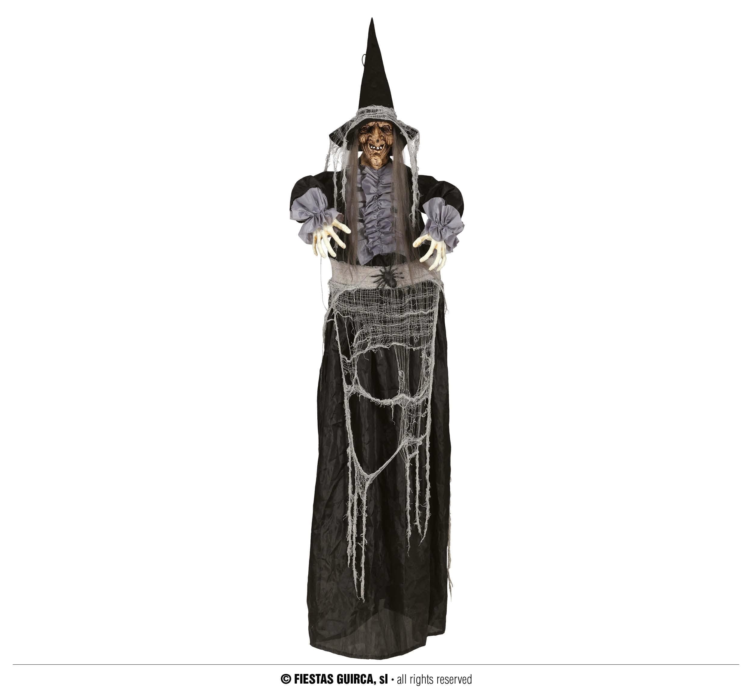 GU colg. bruja 180 cms. luz, son. y mov.