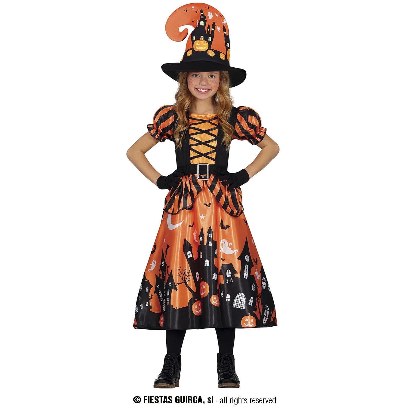 GU haunted orange witch, infantil, 10   12 años